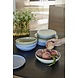 Hubsch Amare dinerborden bruin set van 6 stuks - 211713 Hubsch Amare dinerborden bruin set van 6 stuks - 211713