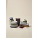 Hubsch Amare dinerborden bruin set van 6 stuks - 211713 Hubsch Amare dinerborden bruin set van 6 stuks - 211713