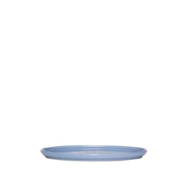 Hubsch Amare dinner plates light blue set of 6 pieces - 211714 Hubsch Amare dinner plates light blue set of 6 pieces - 211714