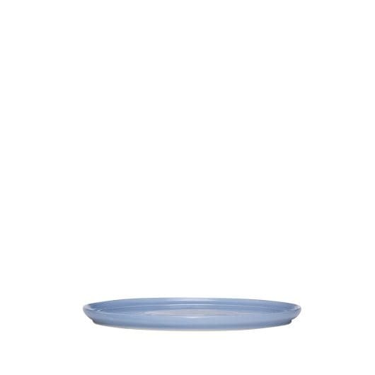 Hubsch Amare dinner plates light blue set of 6 pieces - 211714