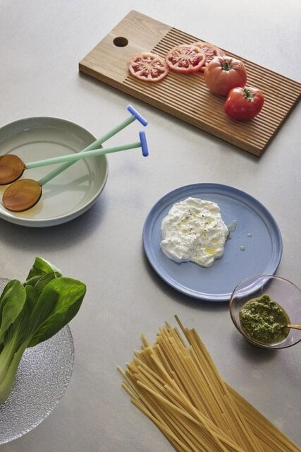 Hubsch Amare Speiseteller Hellblau 6er Set - 211714 Hubsch Amare Speiseteller Hellblau 6er Set - 211714