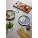 Hubsch Amare dinerborden lichtblauw set van 6 stuks - 211714 Hubsch Amare dinerborden lichtblauw set van 6 stuks - 211714