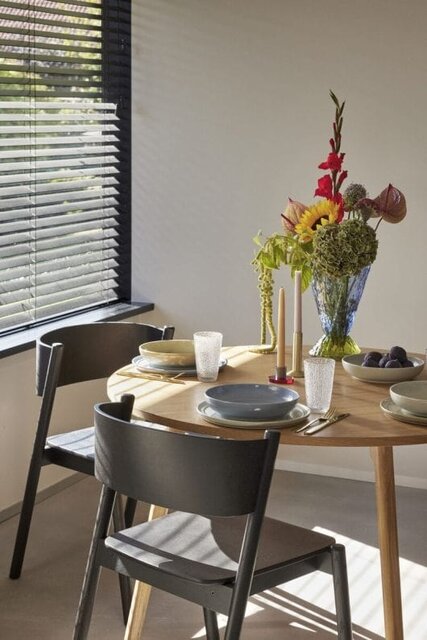 Hubsch Amare dinerborden zand set van 6 stuks - 211715 Hubsch Amare dinerborden zand set van 6 stuks - 211715