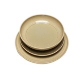 Hubsch Amare tallrikar bruna set om 6 delar - 211710 Hubsch Amare tallrikar bruna set om 6 delar - 211710