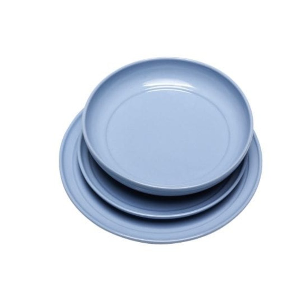 Hubsch Juego de platos hondos Amare azul claro de 6 piezas - 211717 Hubsch Juego de platos hondos Amare azul claro de 6 piezas - 211717