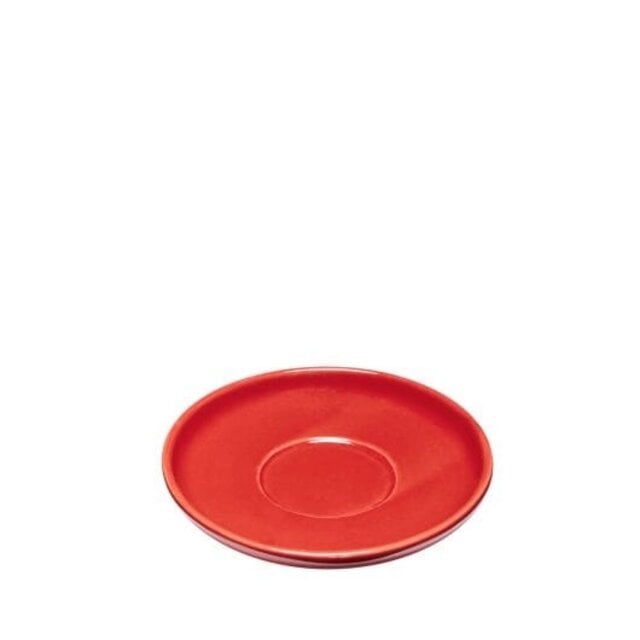 Hubsch Amare kopp och fat vinröd/röd set med 4 delar - 211707