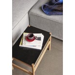 Hubsch Amare kop en schotel burgundy/rood set van 4 stuks - 211707