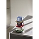 Hubsch Amare tasse et soucoupe bleu/olive set de 4 pièces - 211705 Hubsch Amare tasse et soucoupe bleu/olive set de 4 pièces - 211705