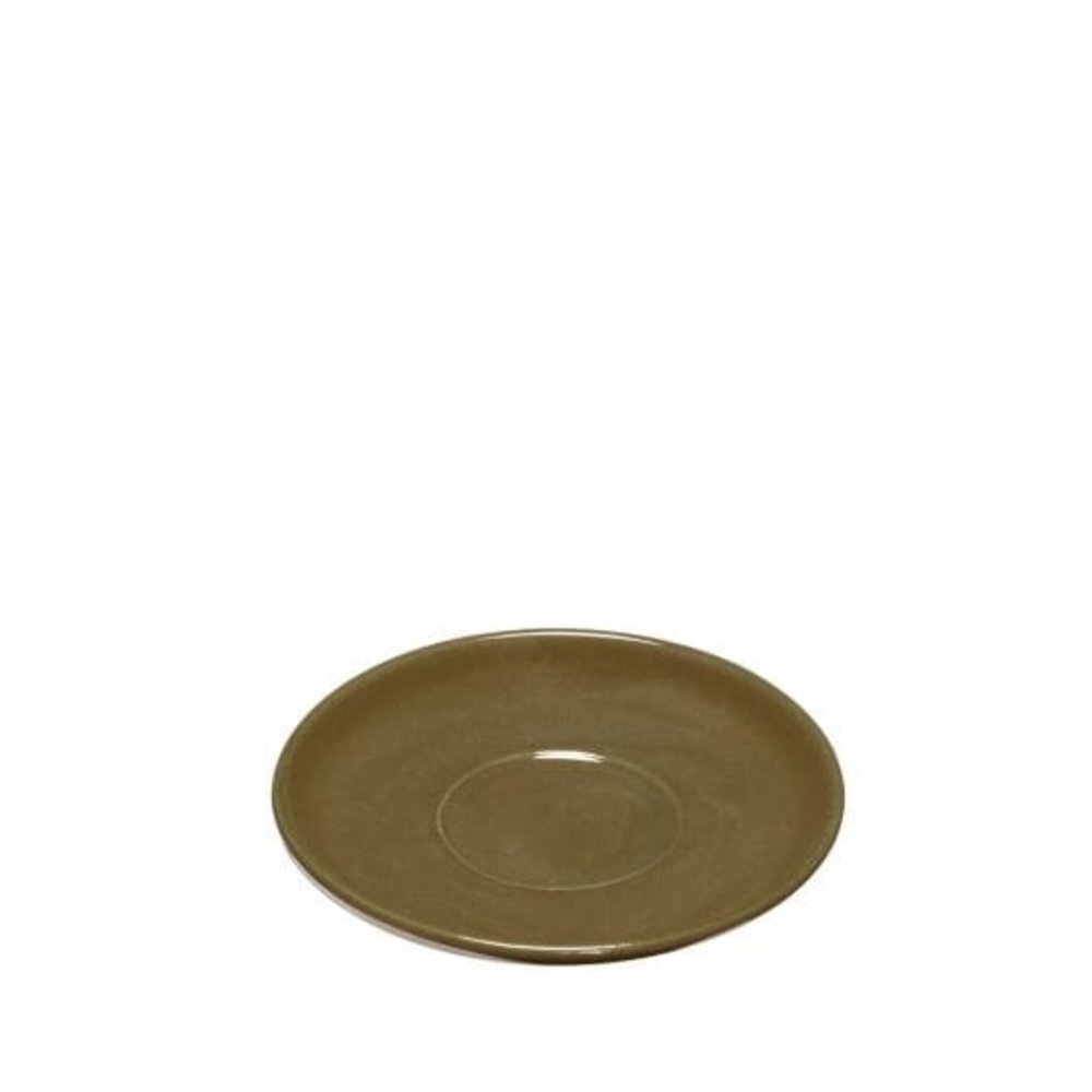 Hubsch Amare tasse et soucoupe bleu/olive set de 4 pièces - 211705 Hubsch Amare tasse et soucoupe bleu/olive set de 4 pièces - 211705
