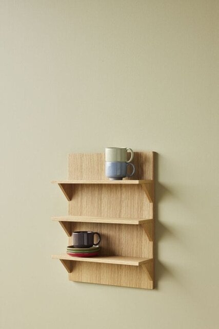 Hubsch Amare tasse et soucoupe bleu/olive set de 4 pièces - 211705 Hubsch Amare tasse et soucoupe bleu/olive set de 4 pièces - 211705