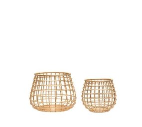 Hubsch Energy manden set van 2 stuks Hubsch Energy manden set van 2 stuks