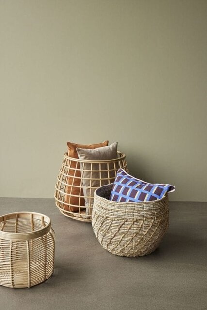 Hubsch Energy baskets set of 2 pieces - 171705