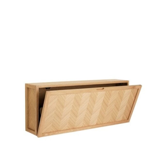 Hubsch Schuhschrank mit Fischgrätmuster - 881704