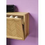 Hubsch Schuhschrank mit Fischgrätmuster - 881704