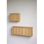 Hubsch Schuhschrank mit Fischgrätmuster - 881704