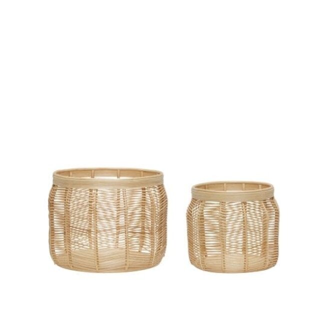 Hubsch Cestini Luna set 2 pezzi - 171704