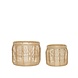 Hubsch Luna manden set van 2 stuks - 171704 Hubsch Luna manden set van 2 stuks - 171704