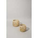 Hubsch Cestini Luna set 2 pezzi - 171704 Hubsch Cestini Luna set 2 pezzi - 171704