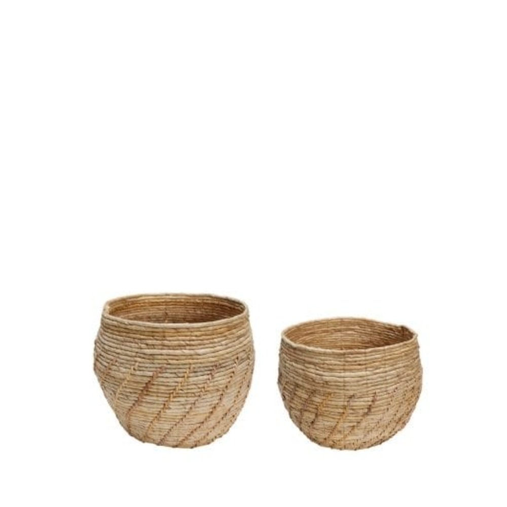 Hubsch Luxury baskets set of 2 pieces - 171701 Hubsch Luxury baskets set of 2 pieces - 171701