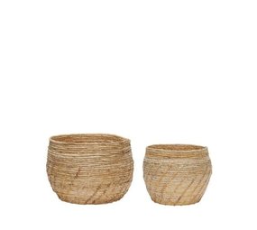 Hubsch Luxe manden set van 2 stuks Hubsch Luxe manden set van 2 stuks