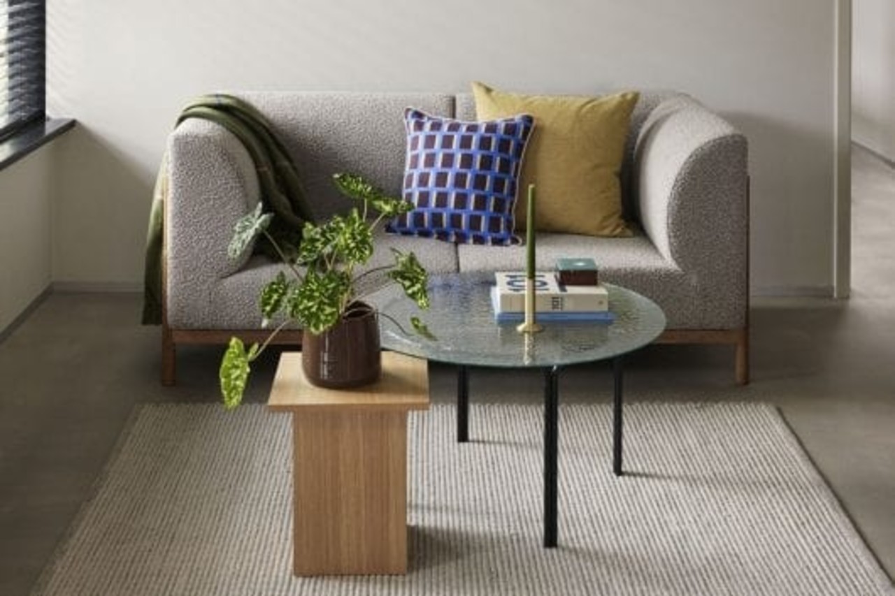 Hubsch Moment divano 2 posti grigio - 021704 Hubsch Moment divano 2 posti grigio - 021704