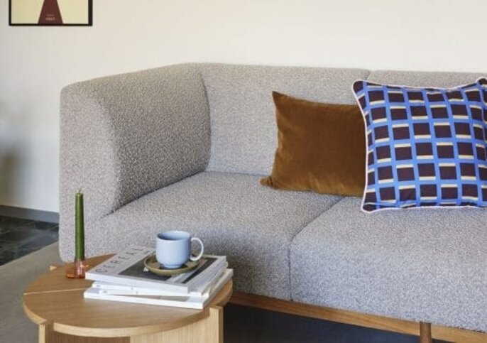 Hubsch Moment divano 3 posti grigio - 021703