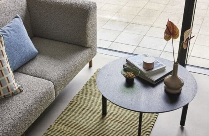 Hubsch Moment sofa 3 plazas gris - 021703