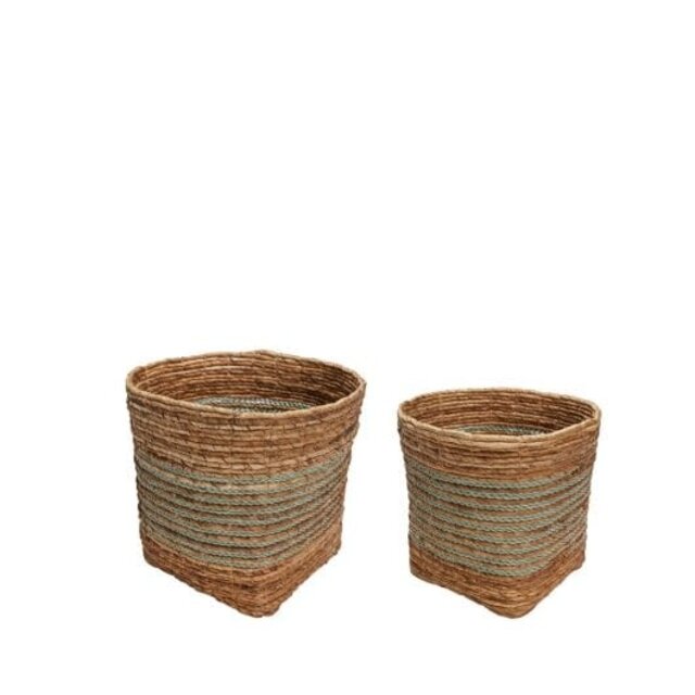 Hubsch Reveal baskets set of 2 pieces - 171703