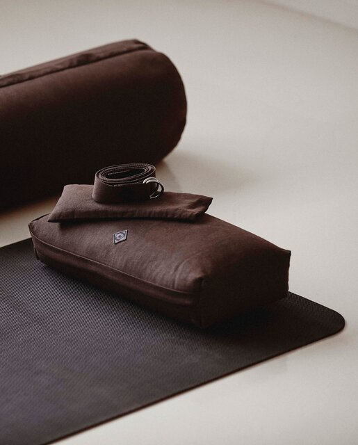 Nordal Yoga meditatie bolster bruin - 2518