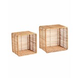 Nordal Zeya baskets set of 2 pieces - 68073