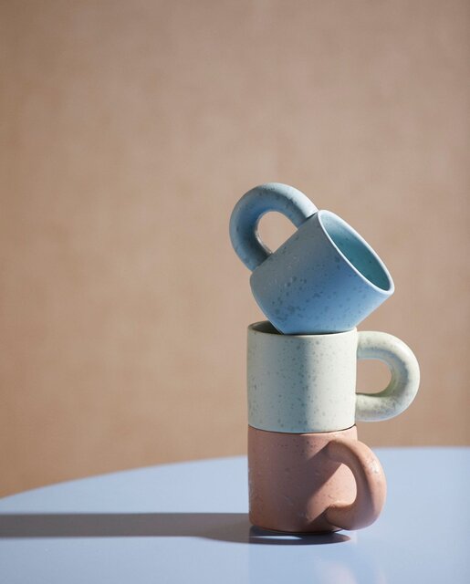 Nordal Jose mugs pink set of 6 pieces - 68001