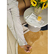 Broste Copenhagen Tulina tafel gebroken wit - 71177667 Broste Copenhagen Tulina tafel gebroken wit - 71177667