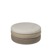 Broste Copenhagen Pouf Pond beige Ø68cm - 31002024 Broste Copenhagen Pouf Pond beige Ø68cm - 31002024