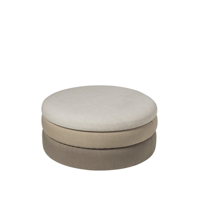 Broste Copenhagen Dam puf beige Ø68cm - 31002024 Broste Copenhagen Dam puf beige Ø68cm - 31002024