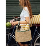 Broste Copenhagen Lykke baskets green set of 2 pieces - 14420254 Broste Copenhagen Lykke baskets green set of 2 pieces - 14420254