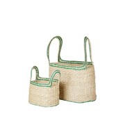Broste Copenhagen Paniers Lykke vert set de 2 pièces - 14420254 Broste Copenhagen Paniers Lykke vert set de 2 pièces - 14420254