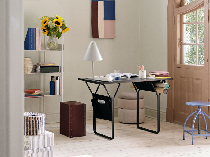 Broste Copenhagen Taburete Sire azul - 70010113