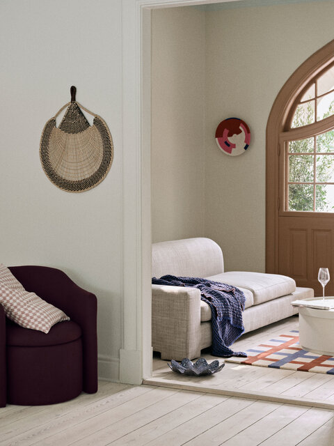 Broste Copenhagen Hanna decoración de pared rosa - 72010001