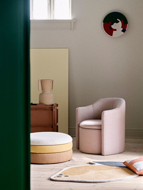 Broste Copenhagen Hanna decoración de pared verde - 72010002