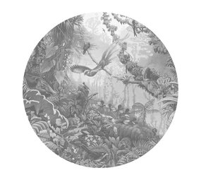 KEK Amsterdam Papel pintado círculo paisajes tropicales SC-081 - ø142.5cm KEK Amsterdam Papel pintado círculo paisajes tropicales SC-081 - ø142.5cm