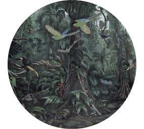 KEK Amsterdam Tropiska landskap cirkeltapet CK-072 - ø190cm