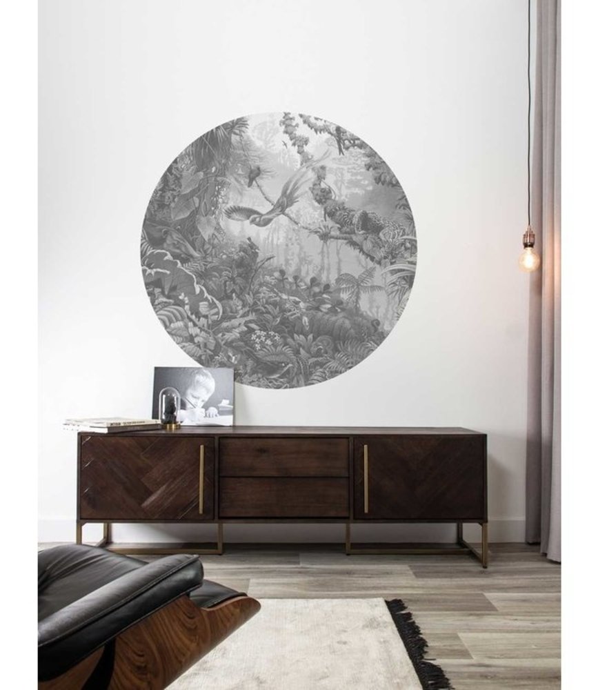 KEK Amsterdam Carta da parati circolare con paesaggi tropicali CK-081 - ø190cm