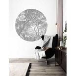 KEK Amsterdam Engraved landscapes cirkelbehang CK-044 - ø190cm KEK Amsterdam Engraved landscapes cirkelbehang CK-044 - ø190cm