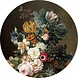 KEK Amsterdam Golden age flowers behangcirkel CK-075 ø190cm KEK Amsterdam Golden age flowers behangcirkel CK-075 ø190cm