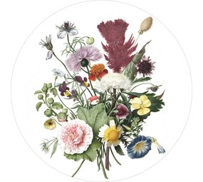 KEK Amsterdam Wilde bloemen behangcirkel SC-062  ø142,5cm KEK Amsterdam Wilde bloemen behangcirkel SC-062  ø142,5cm
