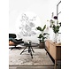 KEK Amsterdam Engraved flowers cirkelbehang CK-061 - ø190cm KEK Amsterdam Engraved flowers cirkelbehang CK-061 - ø190cm