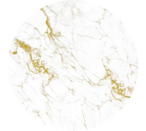 KEK Amsterdam Carta da parati in marmo cerchio verde CK-047 ø190cm