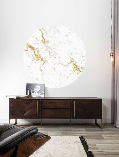 KEK Amsterdam Marmor tapet cirkelgrön CK-047 ø190cm