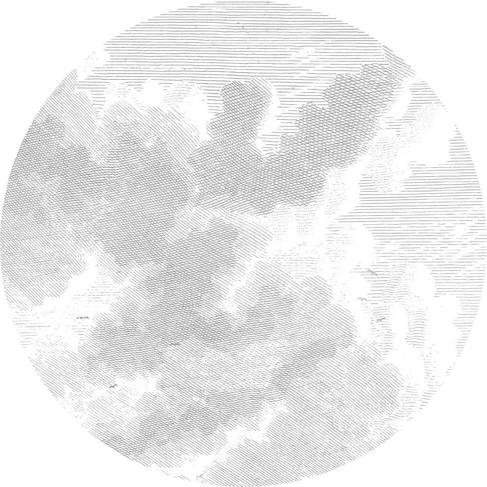 KEK Amsterdam Gravierter Wolkentapetenkreis SC-058 - ø142,5cm