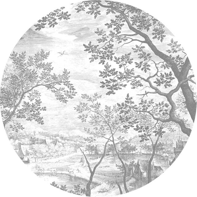 KEK Amsterdam Gravierter Landschaftstapetenkreis SC-046 - ø142,5cm